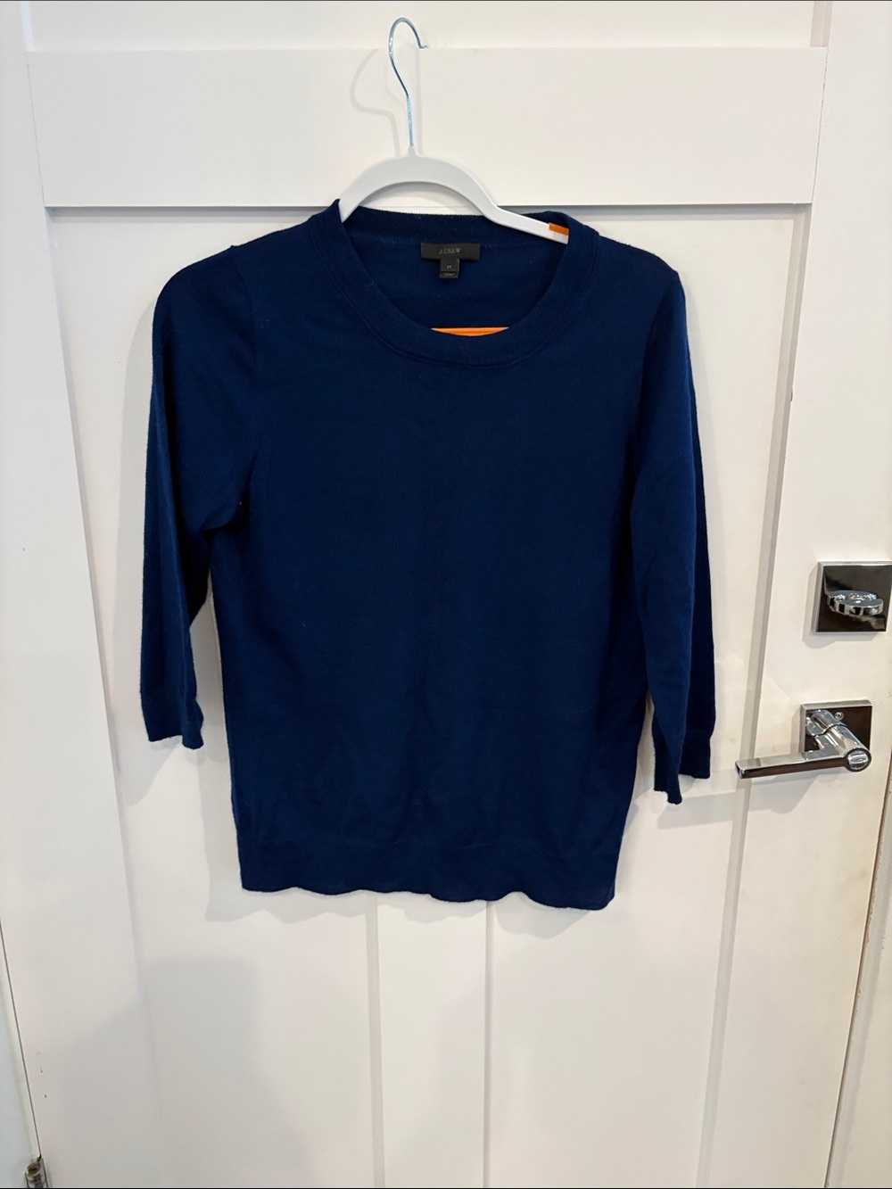 J. Crew Navy Crew Neck Sweater